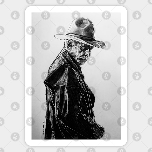 Sam Elliott Sticker by BryanWhipple